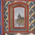 Роспись в нишах Зосимо-Савватиевского алтаря: - Соловецкое небо, монастырь, море